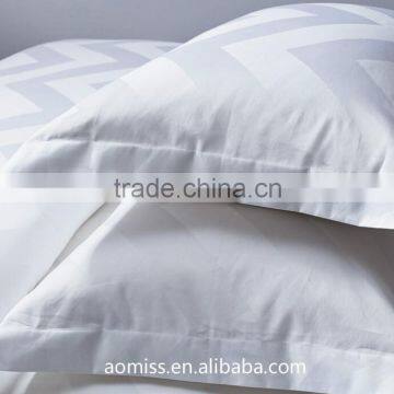 Luxury Pure Cotton White 4 Pcs Bedding Set 5 Star Hotel Bedding Linen Set photo-5
