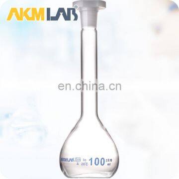 AKM LAB Glass A 100ml Volumetric Flask With Stopper