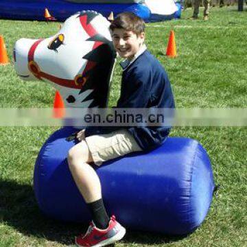 Portable Large Size Little Pony Hop Inflatable Bouncer Jumping Derby Inflatable Horse Riding Racing Toys For Sale photo-3