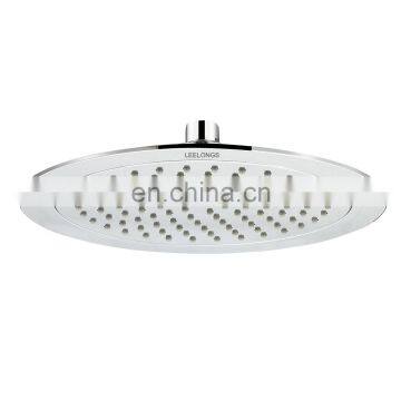 ABS chrome plated bath 8inch high pressure round ceiling rain shower head