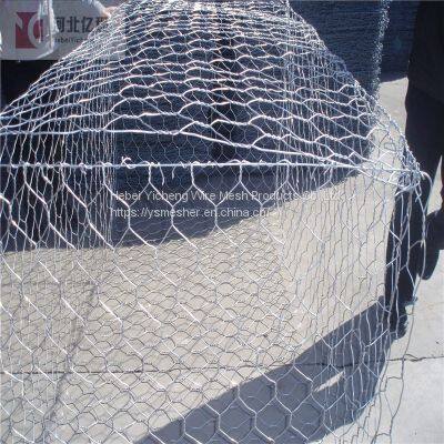 PVC Coated Hexagonal Gabion Mesh Woven Gabion Stone Cage photo-2
