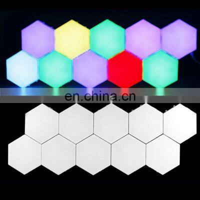 Modular DIY LED Hexagonal Quantum Magnetic Wall Light photo-2