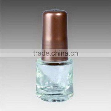 Glass nail polish bottle