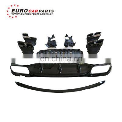 new style E-class w 213 body kitfor W213 E63 auto body kit  diffuser with muffler tips E63 auto parts 2017 2016