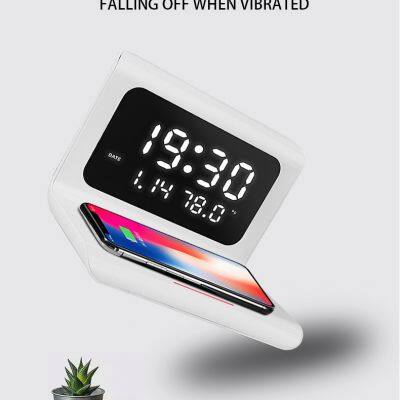 Electronic Desk Calendar Clock Wireless Charger is Suitable for Smart Phones With Wireless Charging Function photo-2