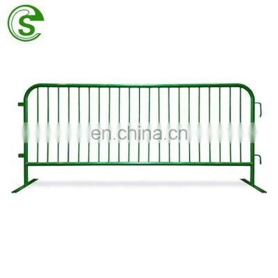 Heavy Duty Detachable Steel Barrier Interlocking Powder Coated Crowd Control Barricade