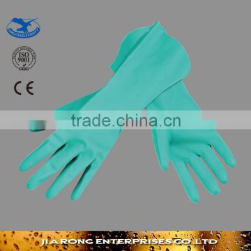 green cut resistant nitrile gloves, safety work gloves LG065