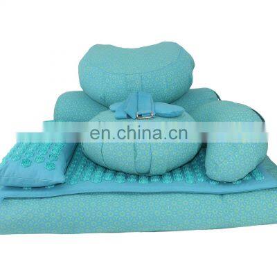 Wholesale price Indian made New design printed private label best meditation cushion set