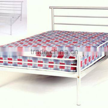 Single Double Metal Tube Bed Frame Very Cheap Home Furniture photo-2