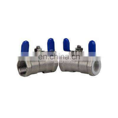 Tyco Valve Factory BSP NPT Thread Stainless Steel SS304 Mini Ball Valve