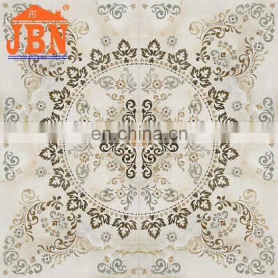 marble cheap floor tile in flower design puzzle tiles