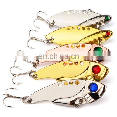 New 5 color VIB golden bait Mandarin fish Luya bait 11G fishing gear commerce bait spoon lure