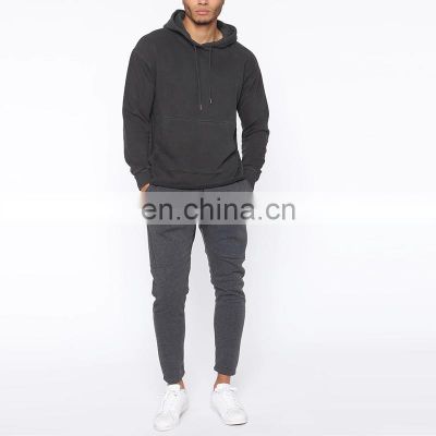 custom fashion workout wholesale pullover sweater  hoodies and joggers set for men