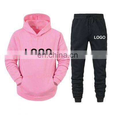 Custom-made men's pullover casual gym sports ground suit wool lined hoodie winter suit Hoodie