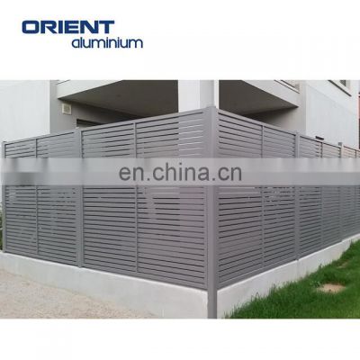 ECO assemble factory new design aluminum fences for villa standard