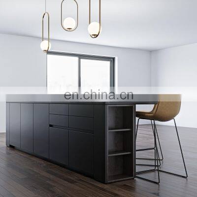 High Quality Luxury Design Modern Italian Living Room Cabinets Custom Kitchen Cabinet With Kitchen Island