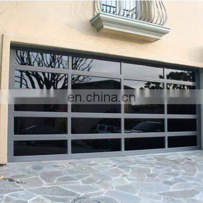 American Electric Automatic Coated Frosted Glass Measurement Custom Aluminum Garage Door