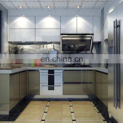 304 Aluminium Stainless Steel Kitchen Cabinet Frame photo-3