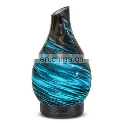 High Quality Real Thick Glass Beautiful Home Decor Aroma Diffuser Ultrasonic Humidifier