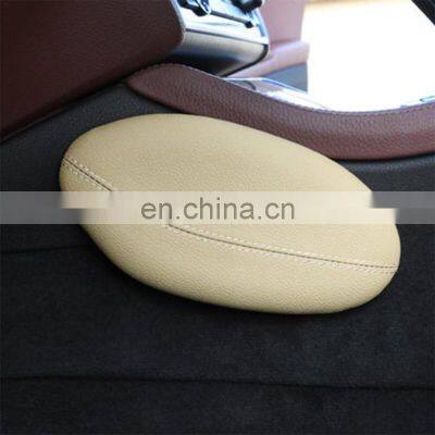 Car Foot Support Pillow Leg Support Car Seat Cushion Leather Leg Cushion Knee Pad Thigh Support Pillow Car Interior Accessories