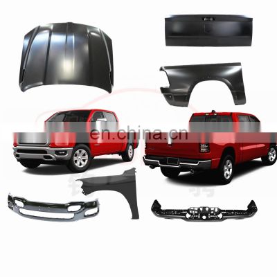 2008-2018-2019-2020-2022 Replacement  Dodge RAM 1500 hood fender bumper door car body parts factory