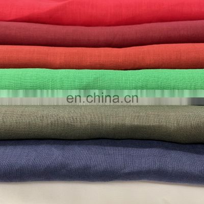 100 linen Clothing fabric Dyeing fabric