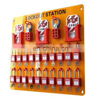 Safety 20 locks Padlock Station,lockout/ tagout station