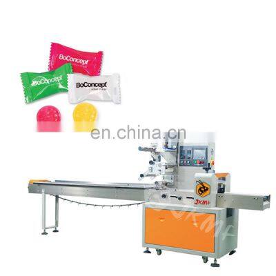 Automatic Pillow Packing Machine Mango Fruit Jelly Soft Candy Cubes Horizontal Packing Machine