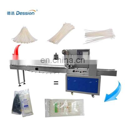 Nylon Cable Tie / Plastic Tie Horizontal Packaging Machine Hot Sell Price