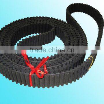 Double tooth rubber timing belt for sinning machine