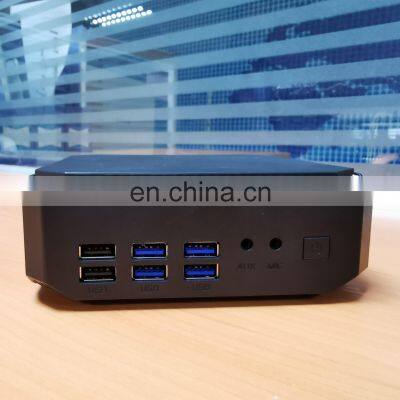 Gaming Mini PC Win10 Pro Intel Core Celeron 3867U Quad Core 8 Threads DDR4 Mini Desktop Computer 4K DP HD WIFI photo-5