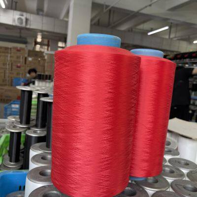 полиэстерный прядь 150 ден (16,7 текст) красный