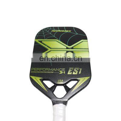 Custom Graphite Carbon Fiber Pickleball Paddle With Cushion Comfort Grip Polypropylene Hybrid Honeycomb Core USAPA Approved