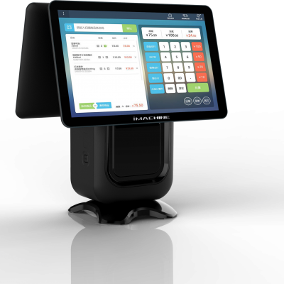 Built-In Printer: Seamless Windows Android for Retail and Restaurants Dual-Screen All-in-One POS Terminal pos system desktop pos