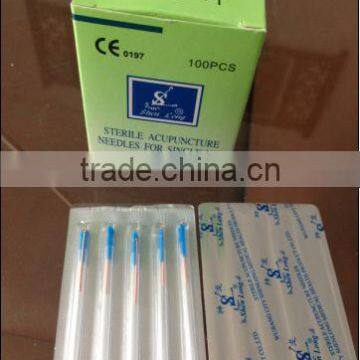 Chinese Medical plastic handle Acupuncture Needles CE & ISO