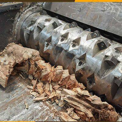 Ton Bag Film Paper Recycling Machinery Shredder