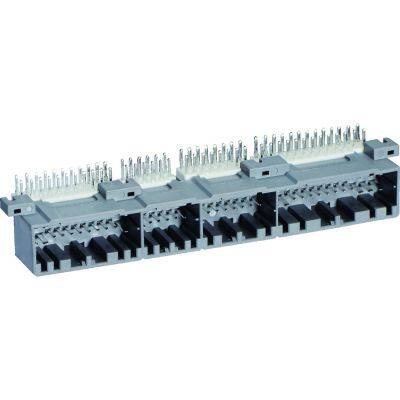 174915-6 EM Automotive Electrical Wire Harness ECU Connector 76pin PCB header connector