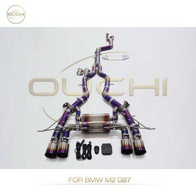 Titanium Alloy Exhaust System Catback for BMW E92 E90 M3/M2 G87/M2C F87/M4 F82 Muffler With Valve High-performance photo-3