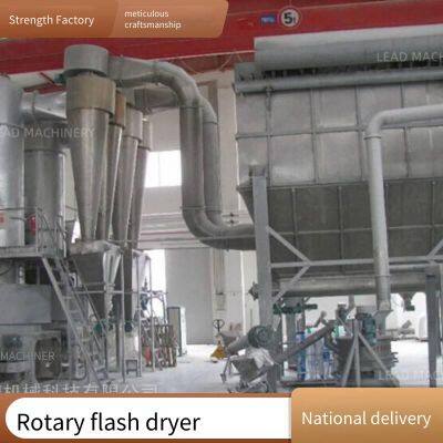 Continuous Cassava Starch Rotary Flash Dryer, Easy to Install and Operate
