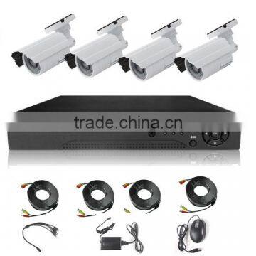1/4 Cmos 700TVL 4ch DVR Cctv Camera System