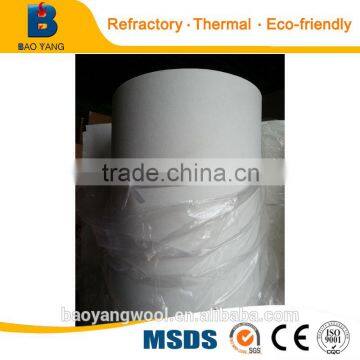 1260C Ceramic Fiber Paper with 2.5mmx610mmx24000mm for thermal insulation