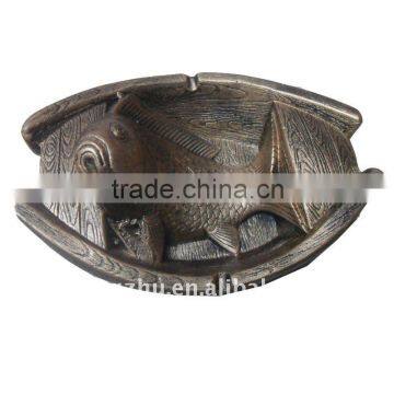 2012 fashion custom antique design cheap high quality promotion metal popular ashtray