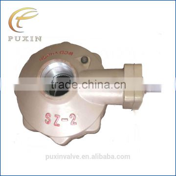 gear box for valve in cast iron and carbon steel