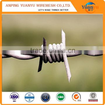 Hot dipped galvanized barbed wire / Duble strand barbed wire