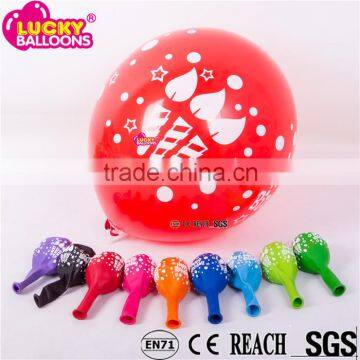 China high quality 12 inch round balloon latex happy birthday 2016