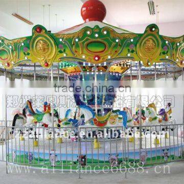 hot carrousel 16 riders amusement equipment