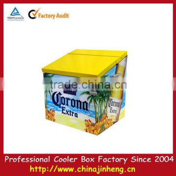 Durable metal retro cooler