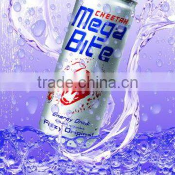 Cheetah Mega Bite Carbonated Energy Drink ( Fizzy Original ) photo-3