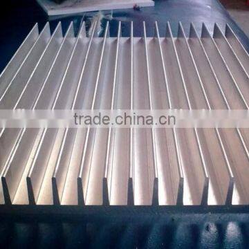 Competitive price big size flat 6063 t5 extruded aluminum heatsink profile (aluminum heatsink) for hot sale