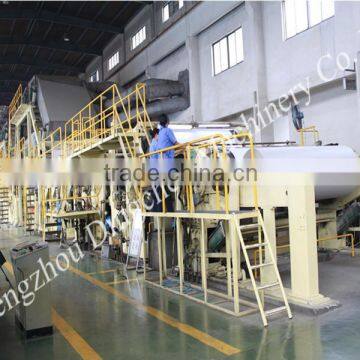 New Small Production Machinery Newsprint Paper/ a4 Paper/ Office Paper Making Machine Price photo-3